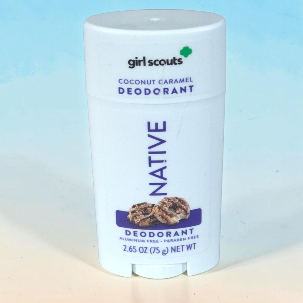 Native Limited Edition Girl Scout Coconut Caramel Cookie Deodorant 2.65 oz Stick